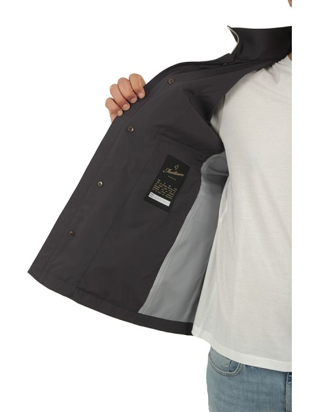 Impermeabile Montecore con Cappuccio Blu